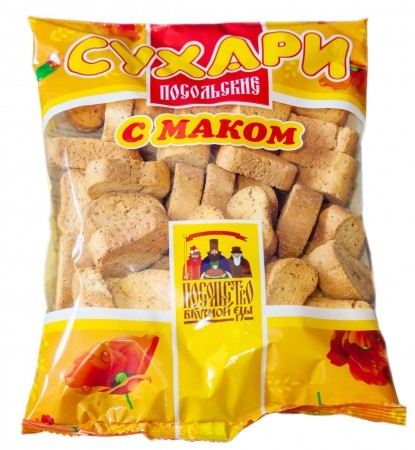 Сухари "Посольские с маком" мини