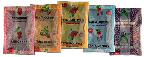 Напитки "Уссурийская тайга" концентрированные
