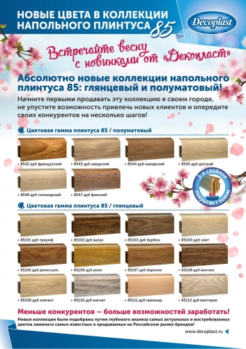 Напольный ПВХ Плинтус