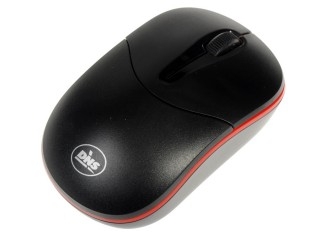 Мышь беспроводная DNS HOME SLW-004BRQ Black/Red (бесшумные кнопки)