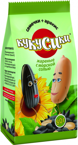 Семечки подсолнечника + ядра арахиса
