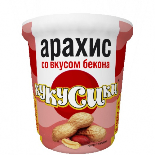 Ядра арахиса с беконом