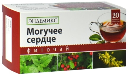 Фиточай ТМ «Эндемикс» «Могучее сердце»